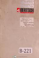 Bertsch-Bertsch Hydrualic Press Brakes, Operations Install and Service Manual-All Models-General-02